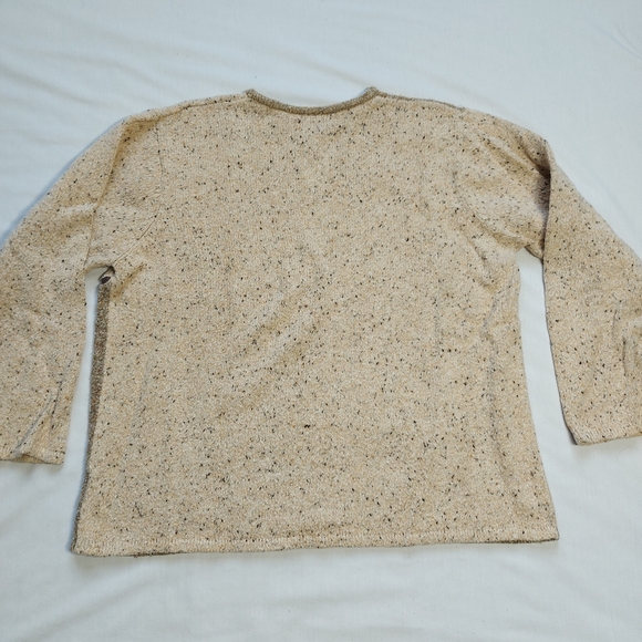 Vintage Tanjay Knit Sweater Women's Brown Country Hotel, Large - Picture 7 of 13